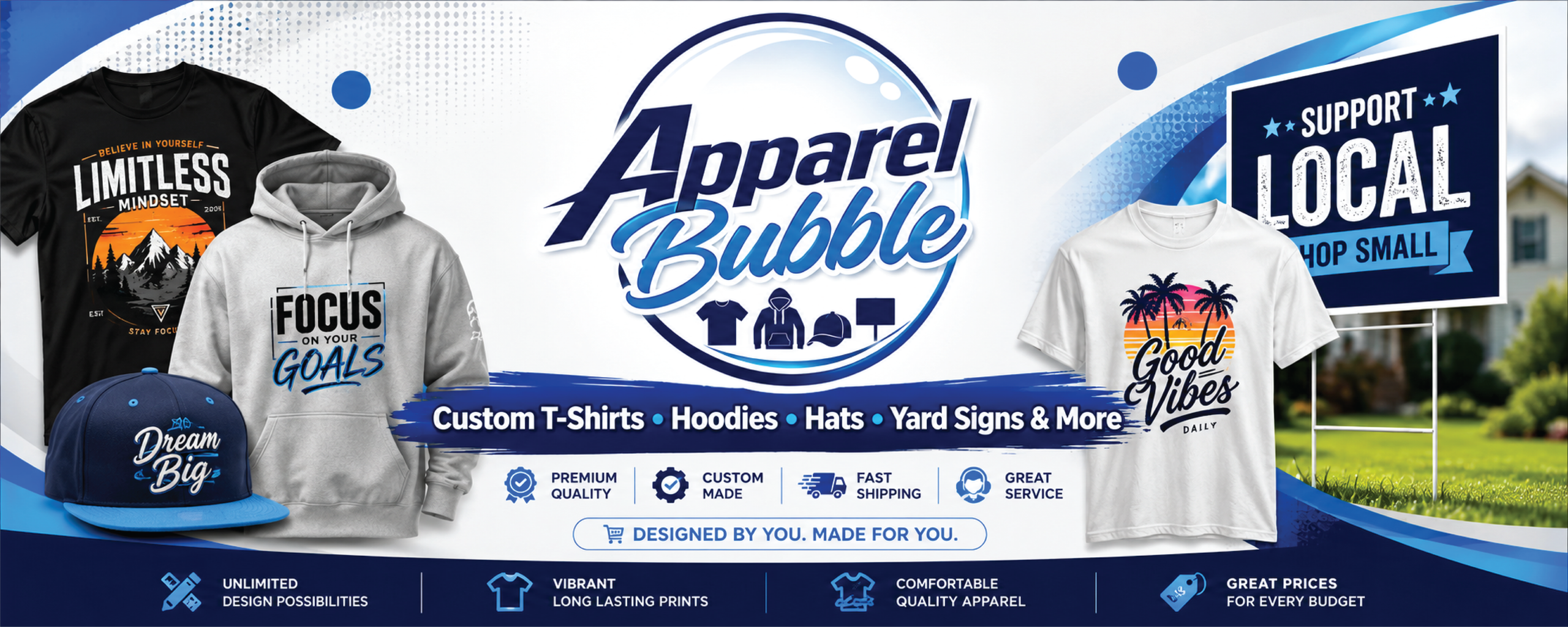 Apparel Bubble banner