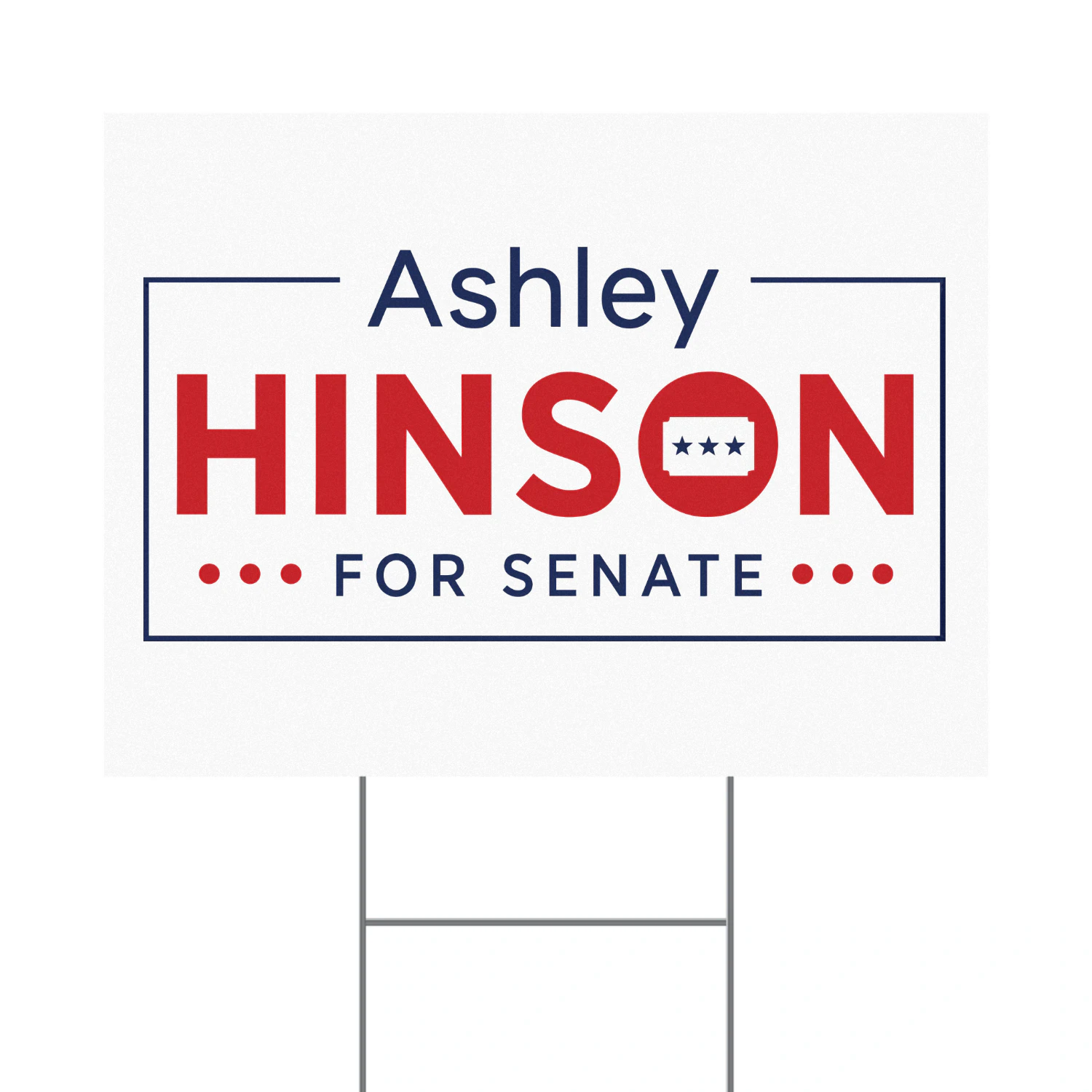 Ashley Hinson For US Senate Yard Sign 2