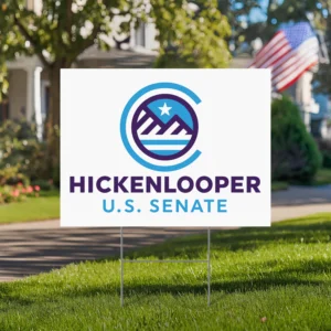 John Hickenlooper for Senate Yard Sign