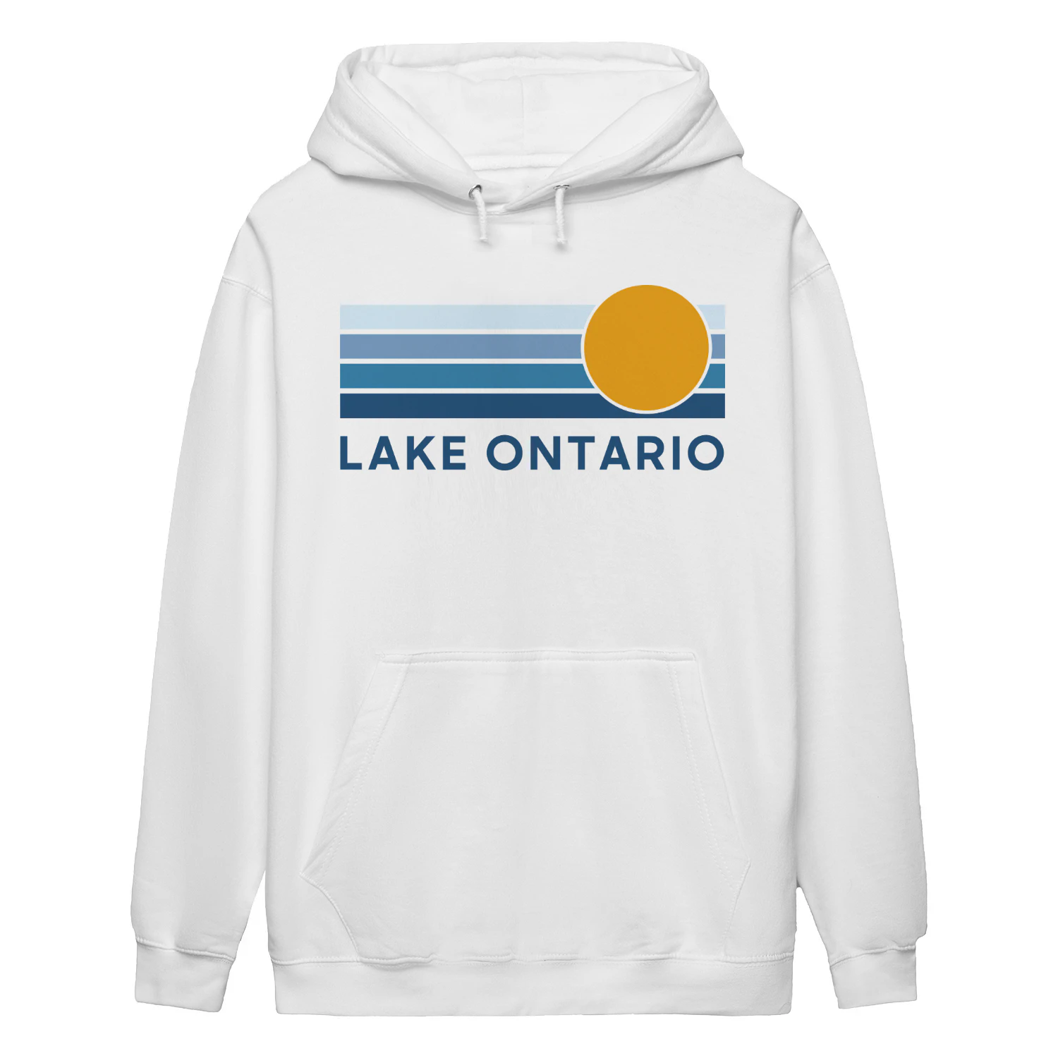 Lake Ontario Great Lakes Sunset Graphic Design Hoodie