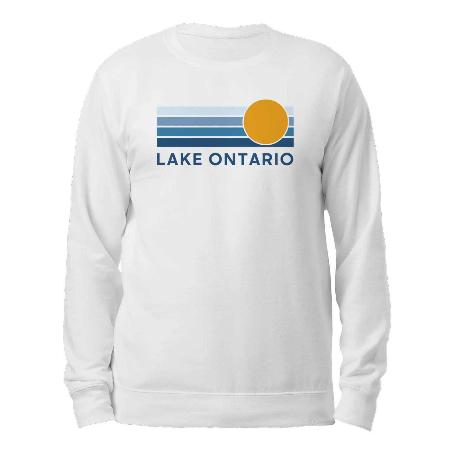 Lake Ontario Great Lakes Sunset Graphic Design Sweatshirt