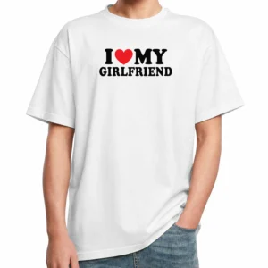 Pete Wicks Wearing I love my girlfriend Shirt