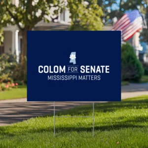 Scott Colom For US Senate Yard Sign