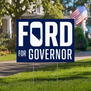 Aaron Ford For Governor Yard Sign