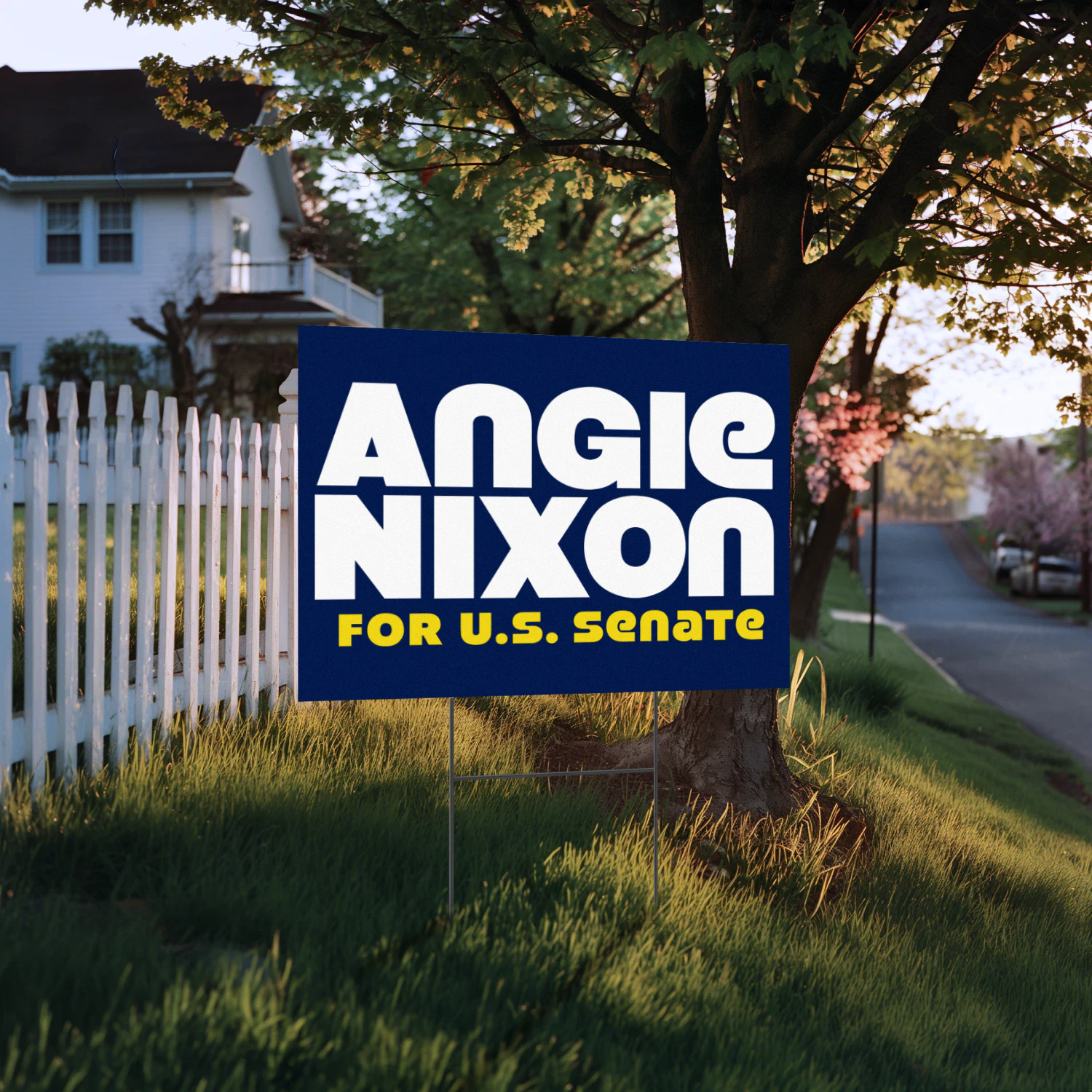 Angie Nixon For US Senate Yard Sign