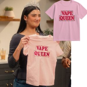 CELEBRITY OUTFITS 8 Charli D’amelio Vape Queen Shirt