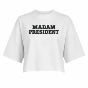 CELEBRITY OUTFITS 9 Chiney Ogwumike Madam President Print Baby Tee
