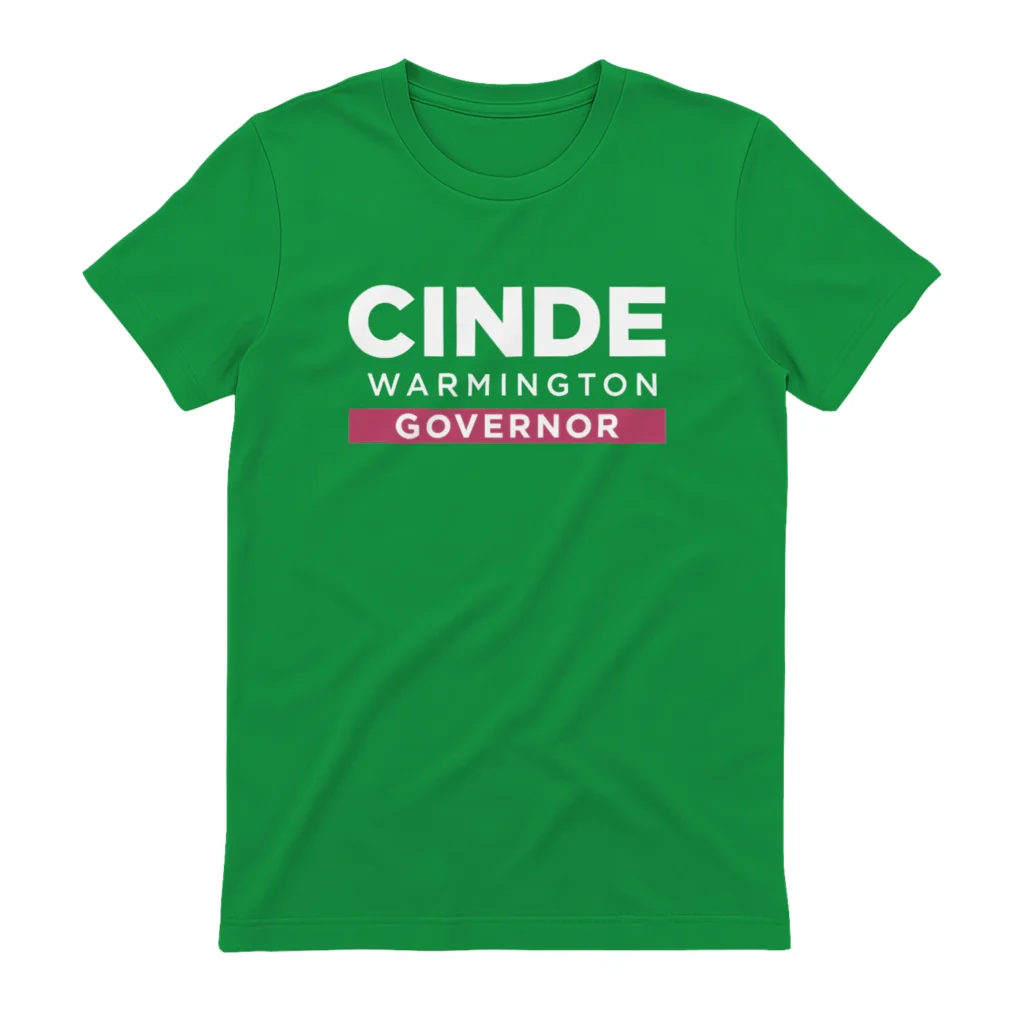 Cinde Warmington For Governor Yard Sign