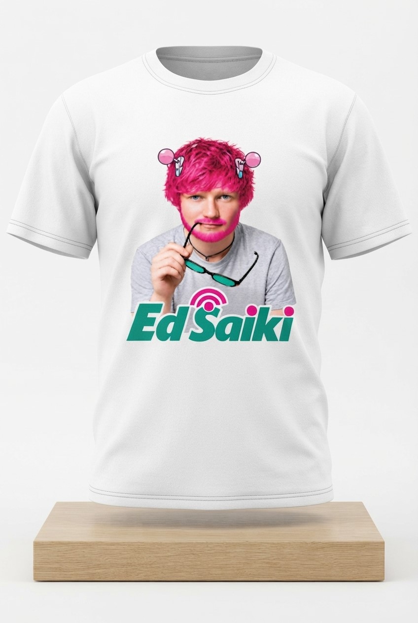 Funny Ed Sheeran Ed Saiki Disastrous Life Anime Parody Shirt 2 Funny Ed Sheeran Ed Saiki Disastrous Life Anime Parody Shirt