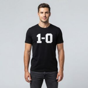 Giants Coach John Harbaugh Wearing 1-0 Shirt