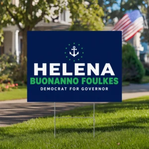 Helena Foulkes Democrat For Governor Yard Sign