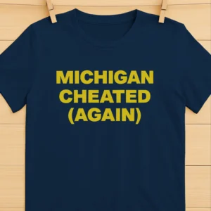 Michigan Cheated Again Shirt