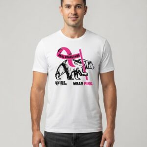 Real Bears Fans Wear Pink Shirt