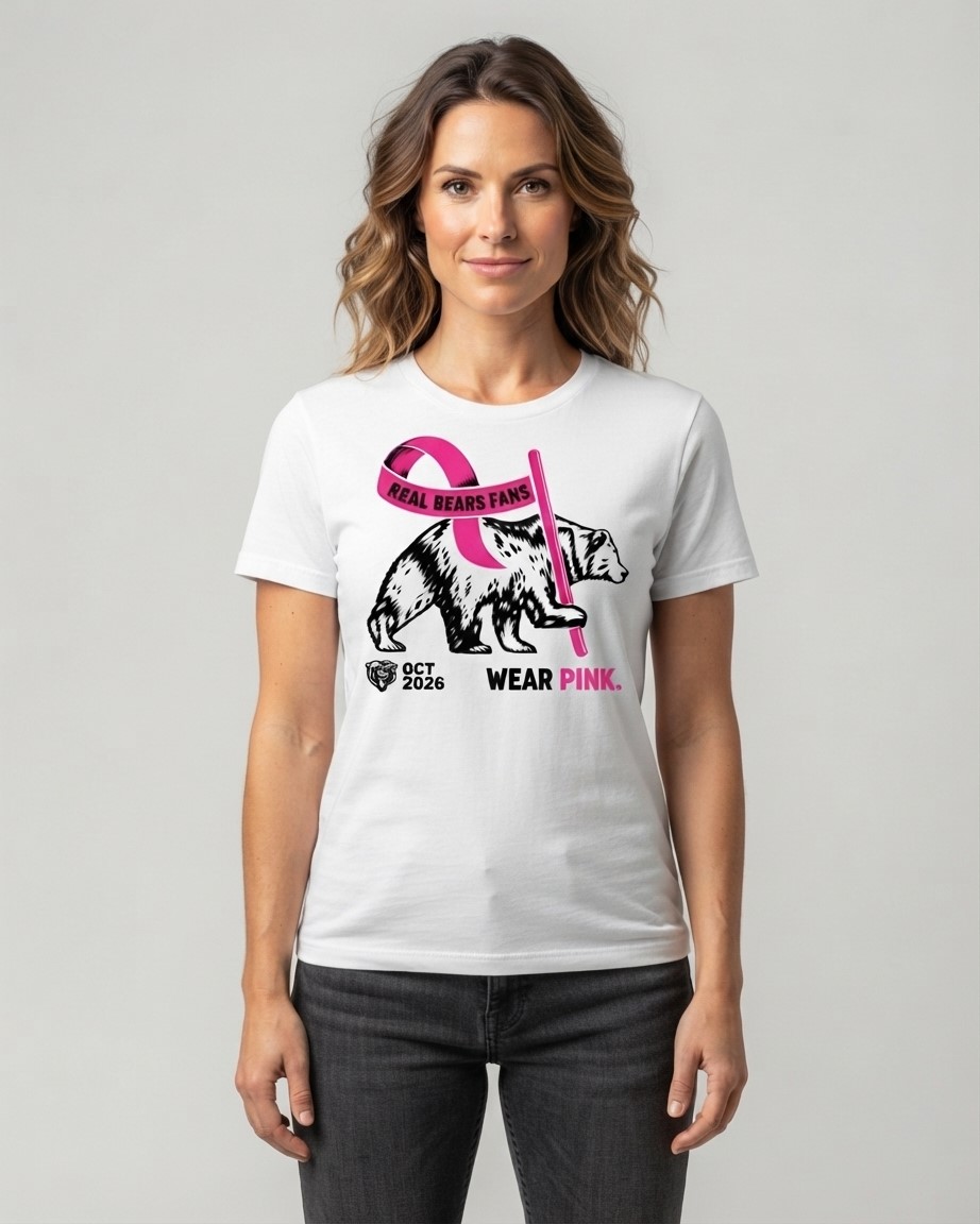 Real Bears Fans Wear Pink Shirt