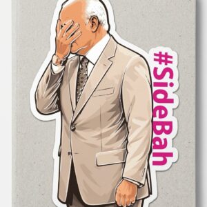 SIDEBAH Sticker On Lindsay Clancy's Wheelchair