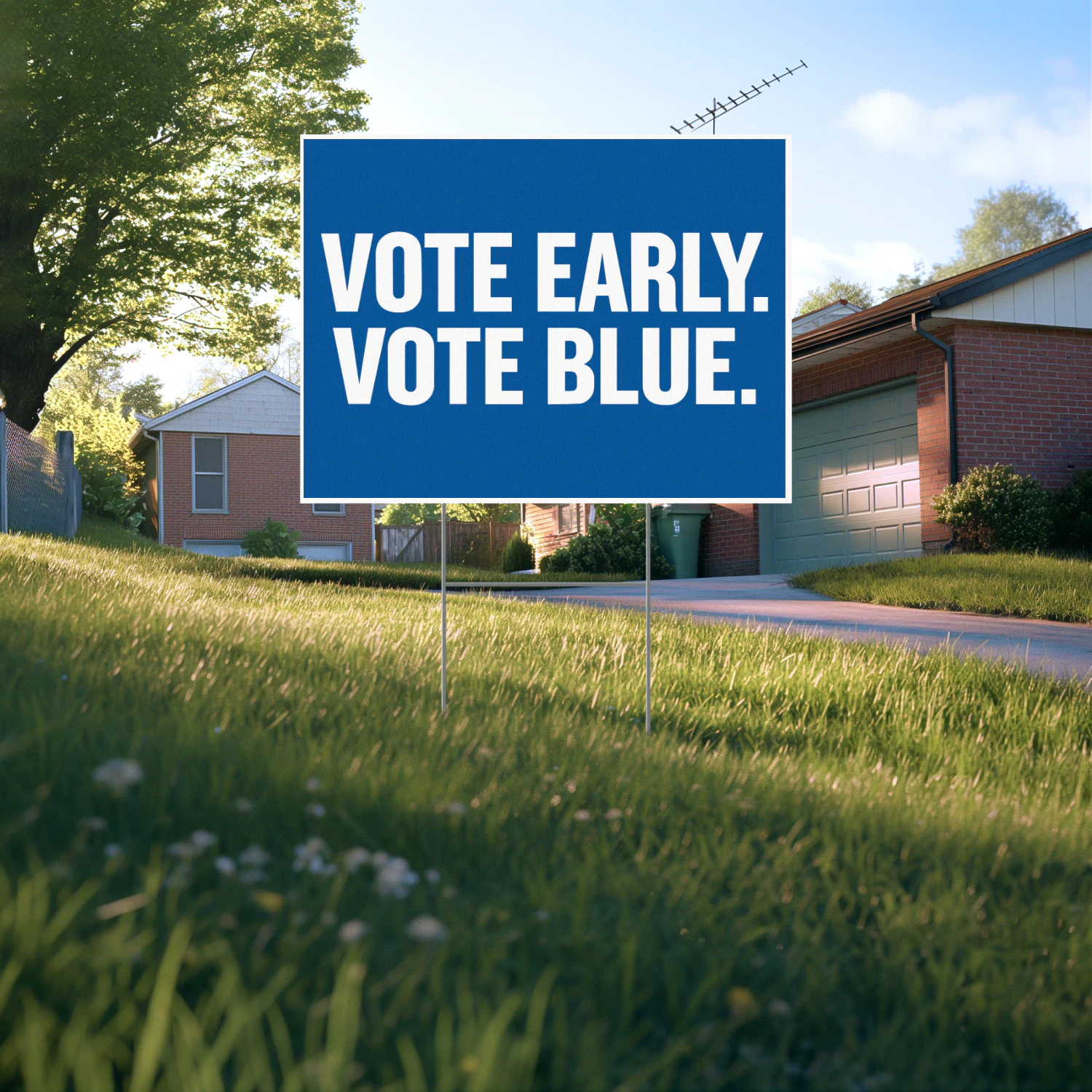 Vote Blue Yard Sign 4 Vote Blue Yard Sign