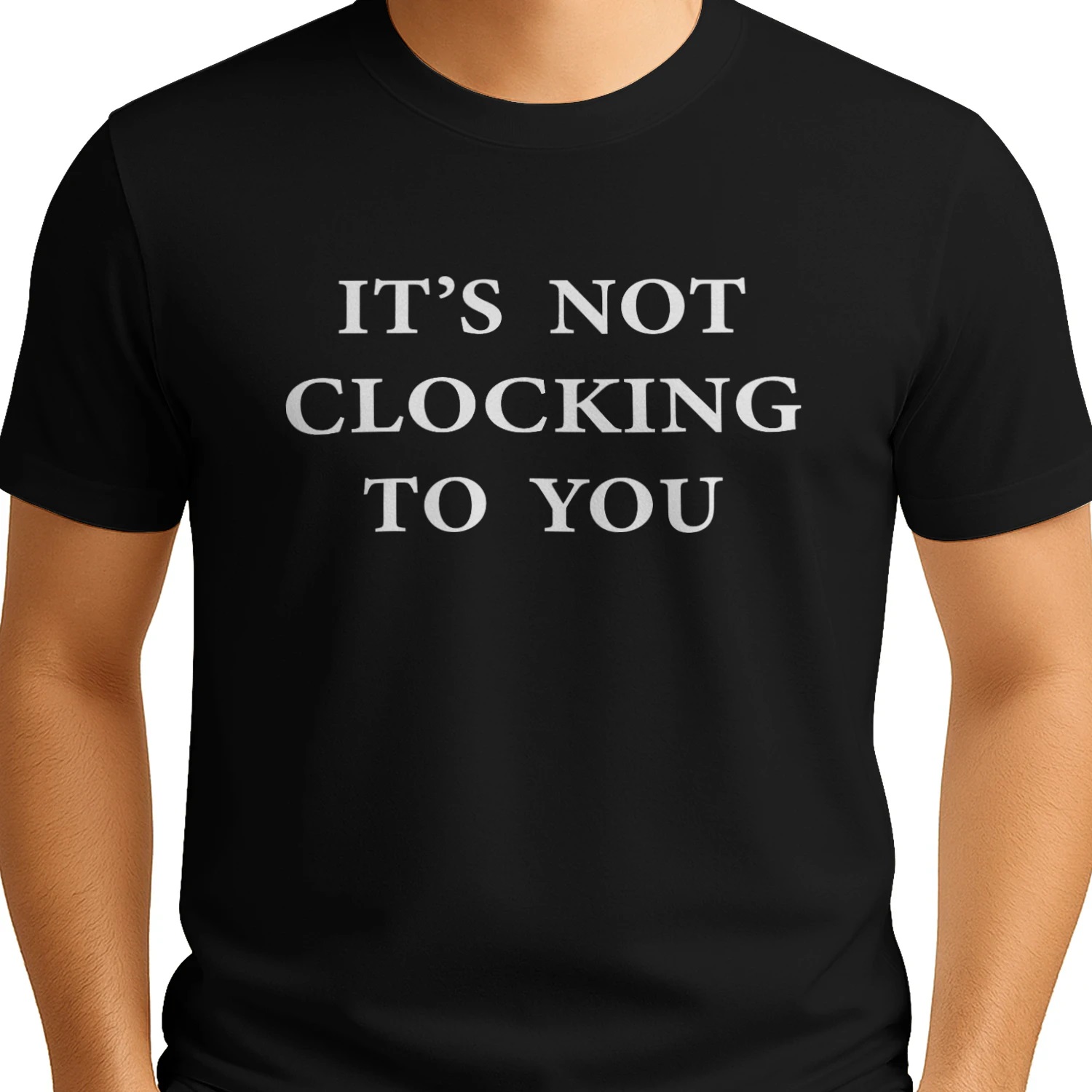 Brooklyn Beckham Wears It's Not Clocking To You Shirt