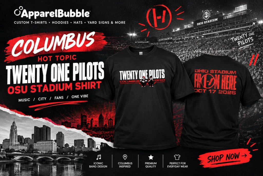 Columbus Hot Topic Twenty One Pilots OSU Stadium Shirt