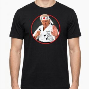 Seattle Night 2 Geddy Lee Donald Trump Karate Punch Kick And Fart Shirt